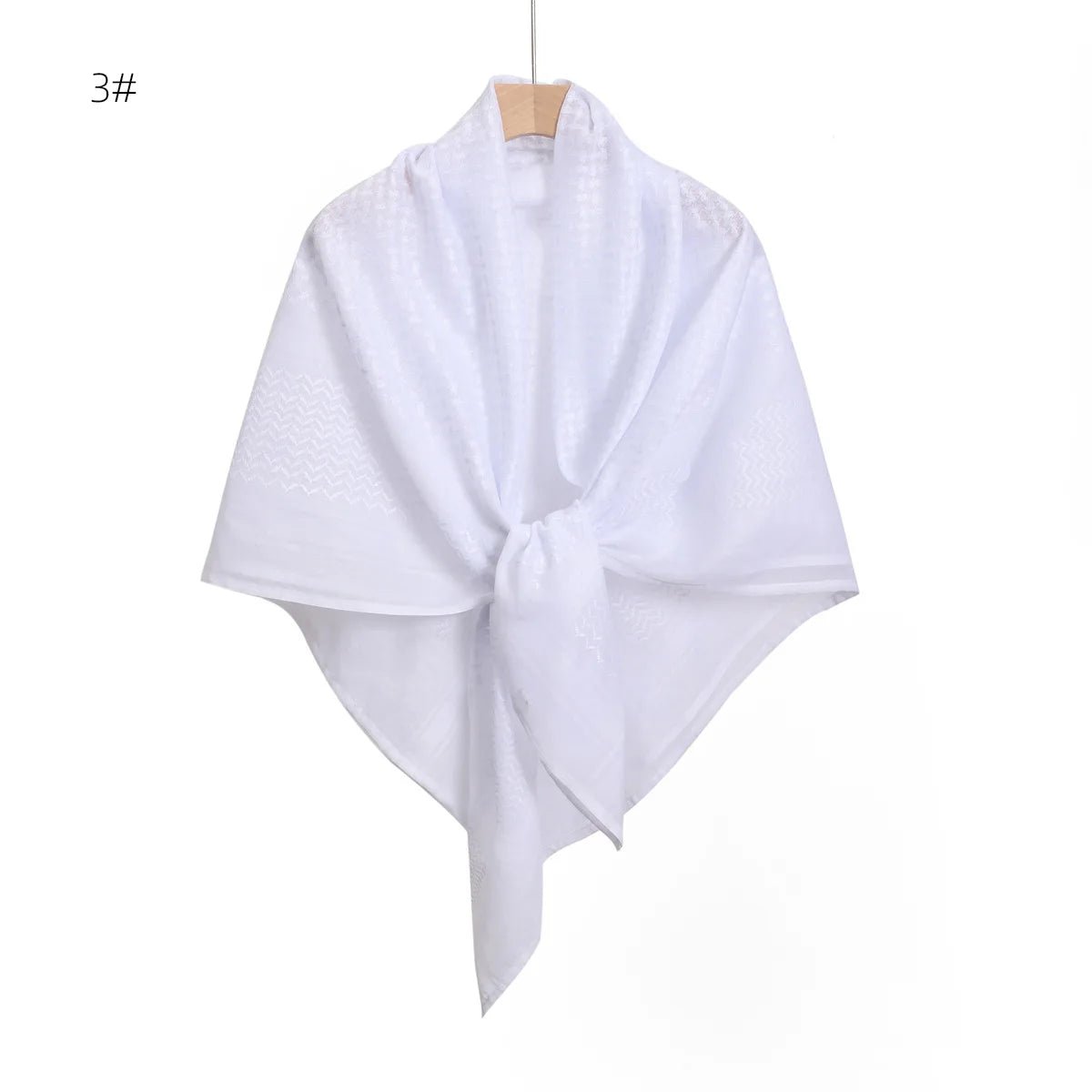New Arab Shemagh Muslim Keffiyeh Head Wrap Tactical Desert Head Neck Scarf Military Shawl Arabic Scarf Headwear with Agal Rope - LeeHT