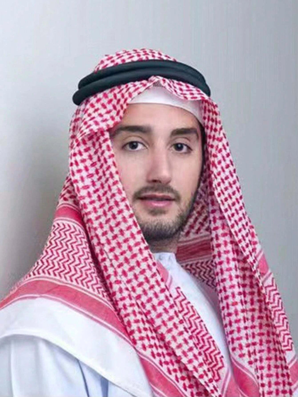 New Arab Shemagh Muslim Keffiyeh Head Wrap Tactical Desert Head Neck Scarf Military Shawl Arabic Scarf Headwear with Agal Rope - LeeHT