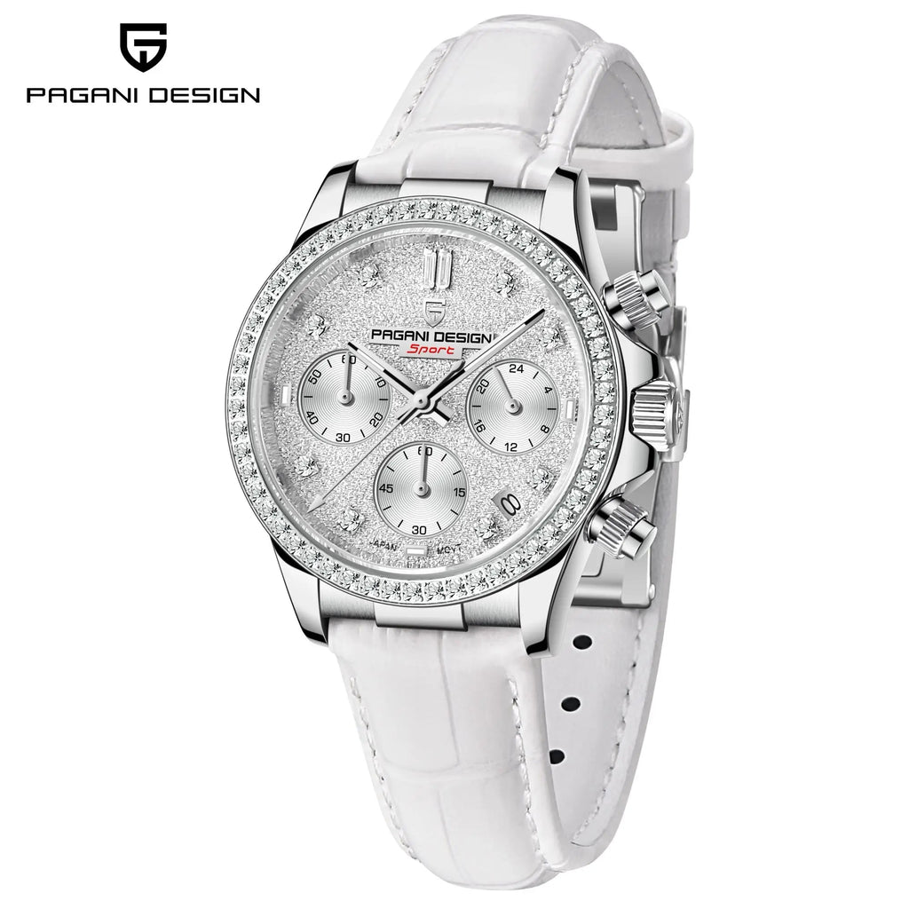 PAGANI New Gold Color Women Quartz Watch New Fashion Lady Gift Chronograph Stainless Steel Elegant Quartz Wristwatch for Women - LeeHT