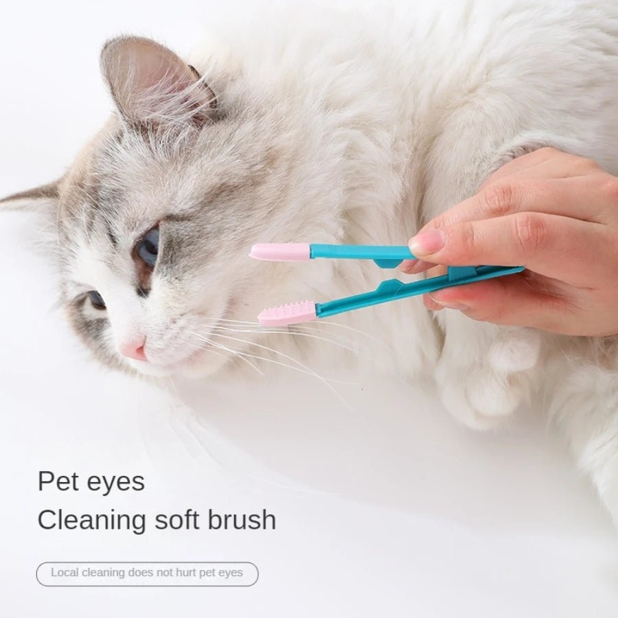 Pet Grooming Tools Cat Eyes Comb Pet Tear Stain Remover Comb Cleaning Brush for Small Cat Dog - LeeHT