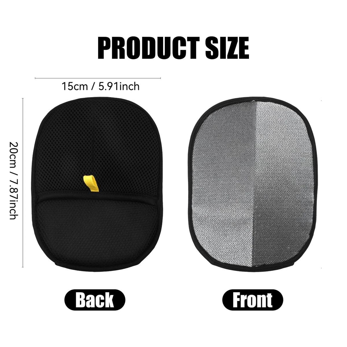 Pet Hair Removal Tool Reusable Static Removal Gloves, Double-Sided Grooming Gloves for Pets, Removes Pet Fur Hair for Carpets - LeeHT