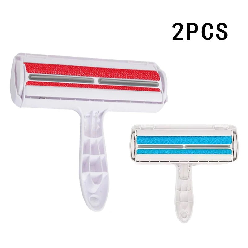 Pet Hair Remover for Cats and Dogs Reusable Self-Cleaning Cotton Plush Roller Set Suitable for Beds Sofas Carpets Cat Beds - LeeHT