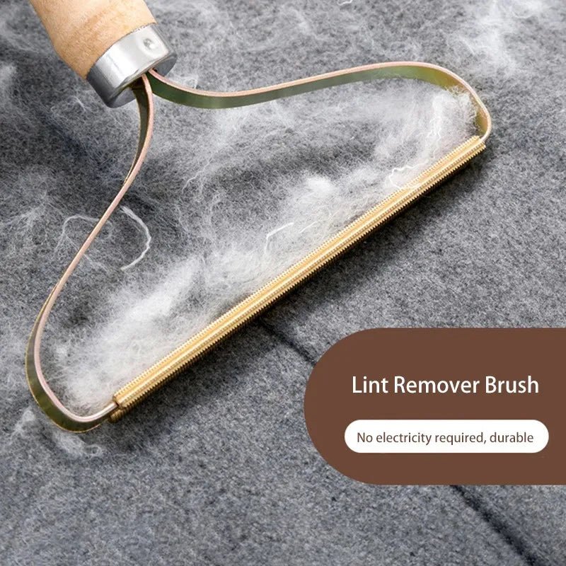 Portable Lint Remover Pet Hair Remover Brush Manual Lint Roller Sofa Clothes Cleaning Lint Brush Fuzz Fabric Shaver Brush Tool - LeeHT