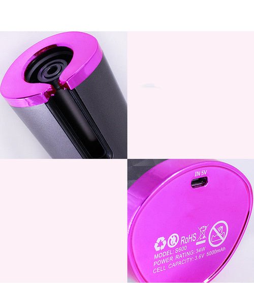 Rechargeable Automatic Hair Curler Women Portable Hair Curling Iron - LeeHT