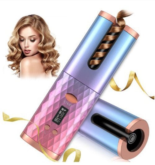 Rechargeable Automatic Hair Curler Women Portable Hair Curling Iron - LeeHT