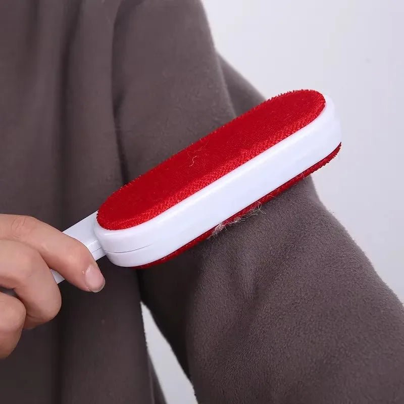 Self-cleaning Lint Sticking Roller 2 Sides Dedusting Brush Pet Hair Remover Brush Removing Dog Cat Hair from Sofa Carpet Clothes - LeeHT