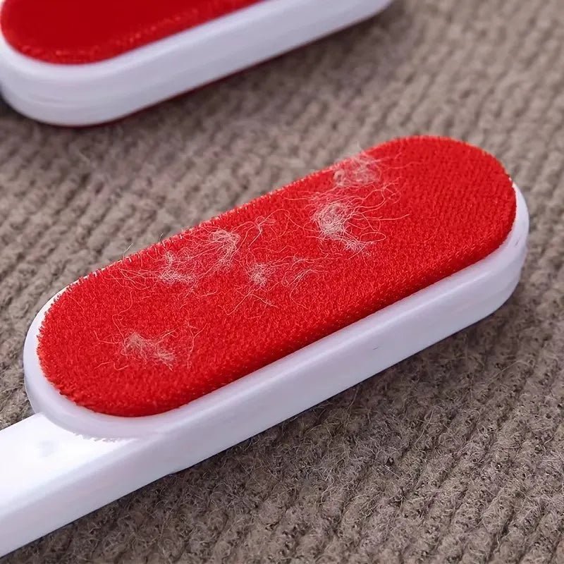 Self-cleaning Lint Sticking Roller 2 Sides Dedusting Brush Pet Hair Remover Brush Removing Dog Cat Hair from Sofa Carpet Clothes - LeeHT