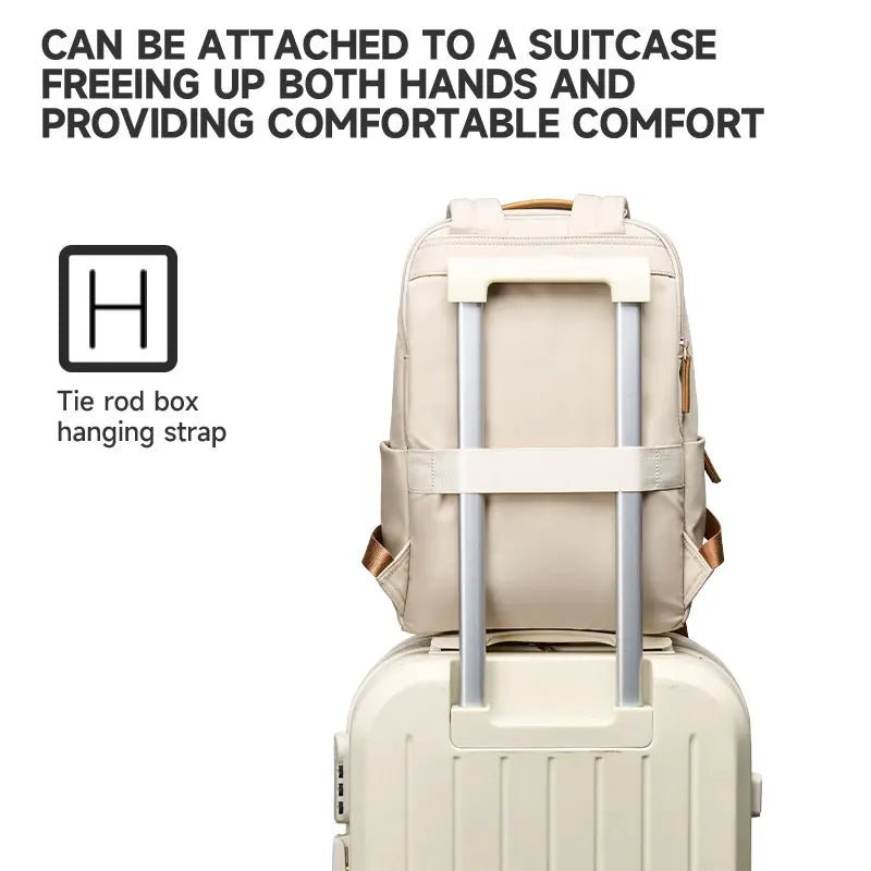 Simradia Women's Simple Laptop Backpack Business Backpacks Oxford Weekend Knapsack for Lady School Outdoor Rucksack Travel Bags - LeeHT