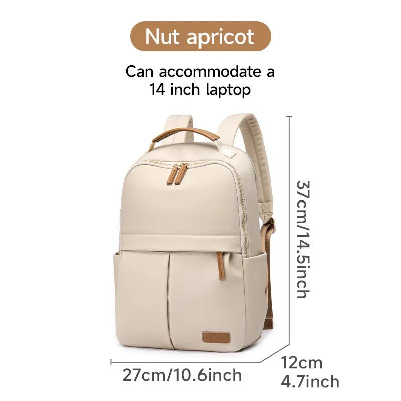 Simradia Women's Simple Laptop Backpack Business Backpacks Oxford Weekend Knapsack for Lady School Outdoor Rucksack Travel Bags - LeeHT