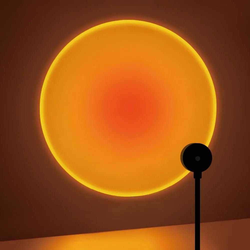 Sunset Projection Lamp, USB Home Decoration Atmosphere Lamp, Multi-Angle Rotatable, Suitable for Home Living Room and Bedroom - LeeHT