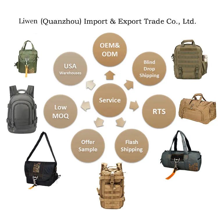 Tactical Backpack 30L Waterproof Anti-Theft Molle Daypack Lightweight Outdoor Hiking Tactical Backpack - LeeHT