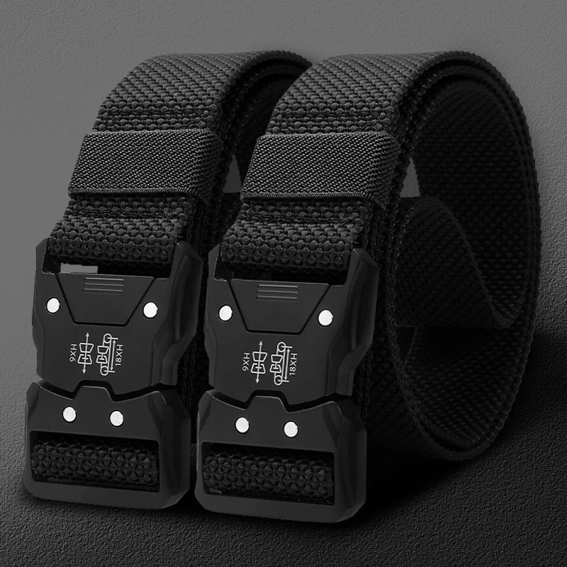 Tactical Waist Belt - Durable Automatic Buckle, Perfect for Outdoor Adventures, Unisex Accessories for Men and Women - LeeHT