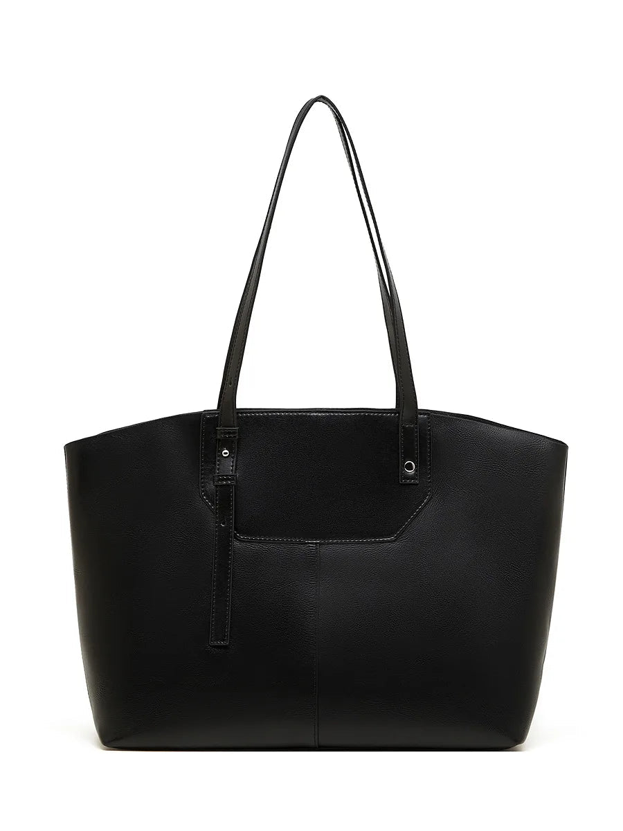Tote Bag Vegetable Tanned Top Layer Cowhide Single Shoulder Handbag Trendy Single Shoulder Bag Casual Simple Women's Bag - LeeHT