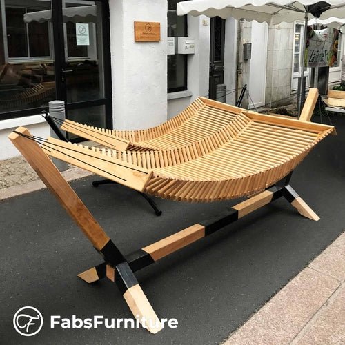 V1 wooden hammock with stand - LeeHT