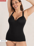 Waist and abdomen with chest cushion seamless knit adjustable shoulder strap vest - LeeHT