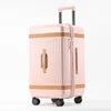 Wholesale ABS Luggage Set 20-24-28 Inch Suitcases Spinner Caster Carry-on School Travel Bags Elegant Trolley Suitcase Design - LeeHT