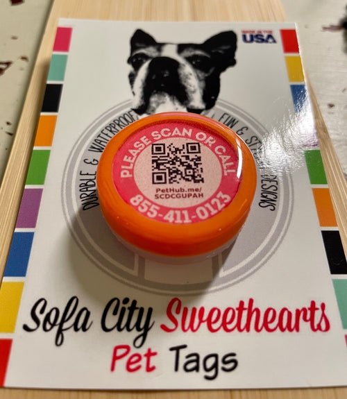 Wholesale pack of 20 QR Code Pet ID Tags with Free Pet Profile - LeeHT