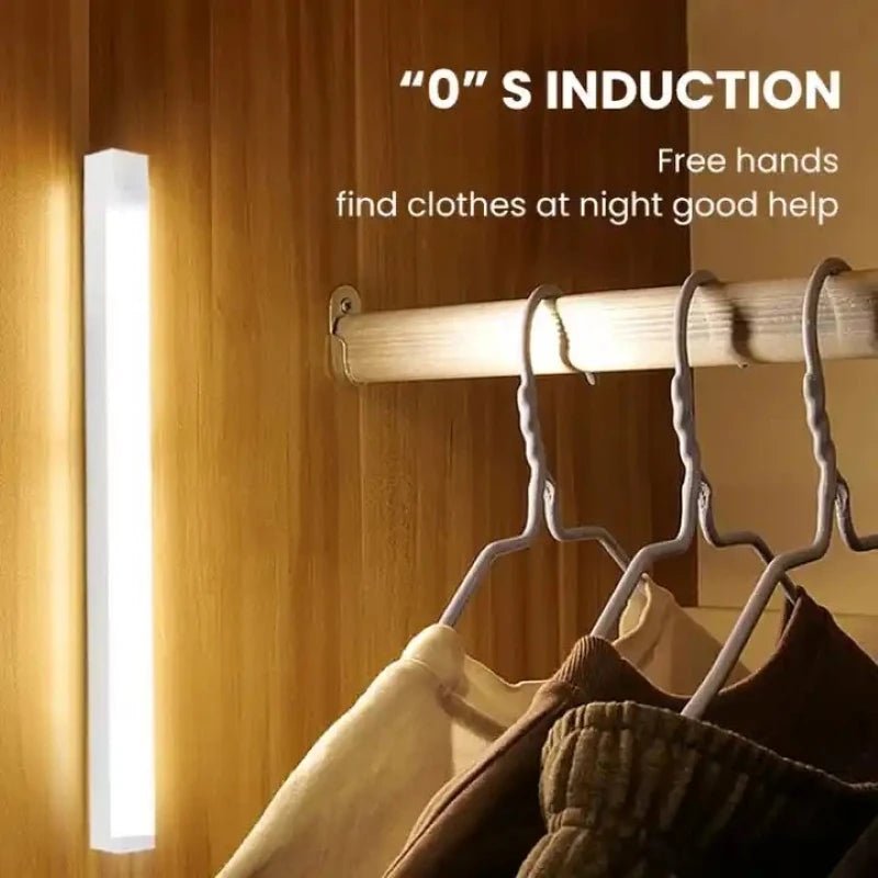 Wireless LED Night Lights Motion Sensor Lights Closet Kitchen Night Lights Bedroom Detector Light Cabinet Staircase Backlit - LeeHT