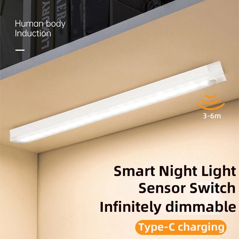 Wireless LED Night Lights Motion Sensor Lights Closet Kitchen Night Lights Bedroom Detector Light Cabinet Staircase Backlit - LeeHT