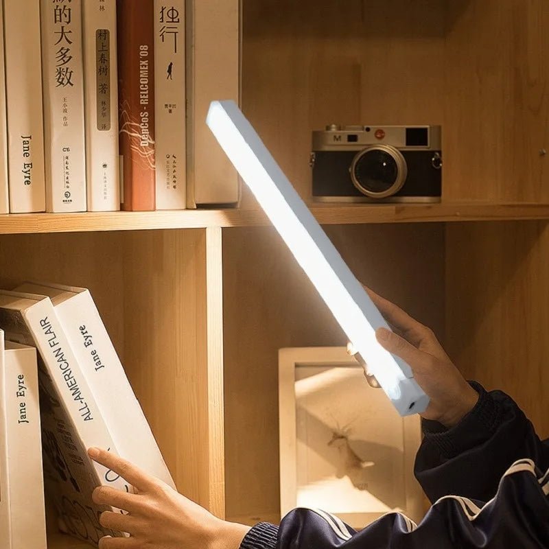 Wireless USB Rechargeable Motion Sensor LED Bar Light Induction Night Light Portable Cordless Magnetic Cabinet Lamp for Kitchen - LeeHT