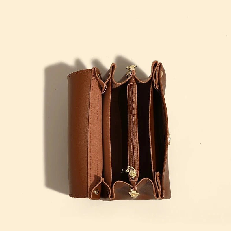 Women Crossbody Bag Shoulder Bags New Luxury High Quality Leather - Small Makeup Vintage Messenger Party Clutch Handbag - LeeHT