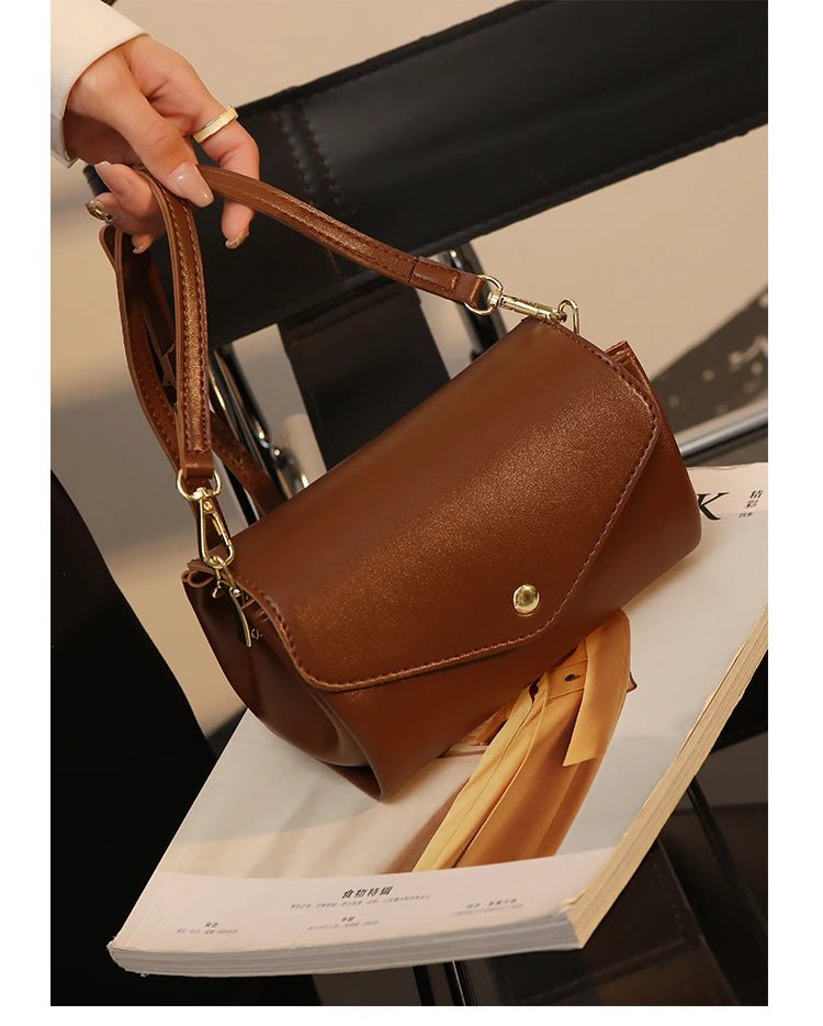 Women Crossbody Bag Shoulder Bags New Luxury High Quality Leather - Small Makeup Vintage Messenger Party Clutch Handbag - LeeHT