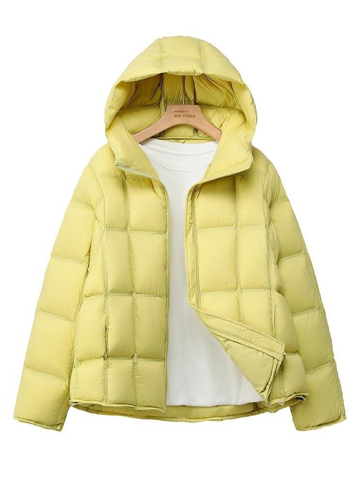 Women's Oversized Padded Puffer Jacket with Hood, Thick Winter Coat - LeeHT
