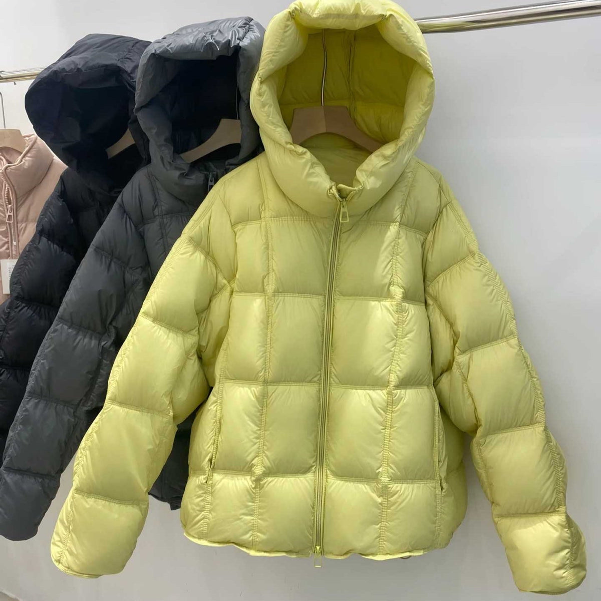 Women's Oversized Padded Puffer Jacket with Hood, Thick Winter Coat - LeeHT