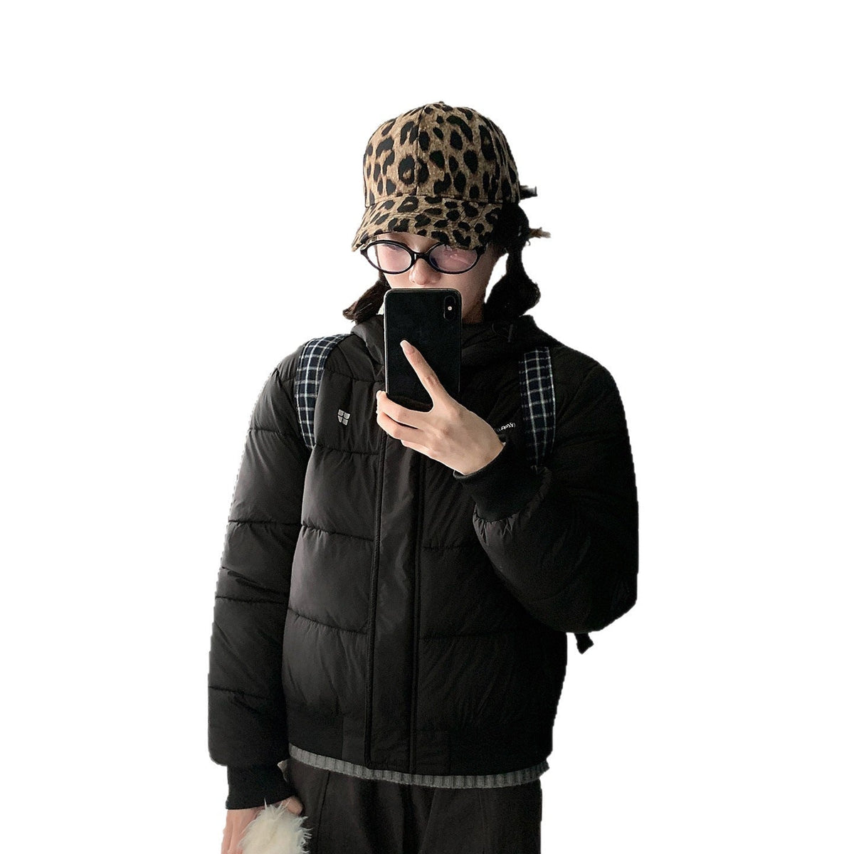 Women's Retro Hooded Padded Jacket Thick Warm Winter Short Coat for Petite - LeeHT
