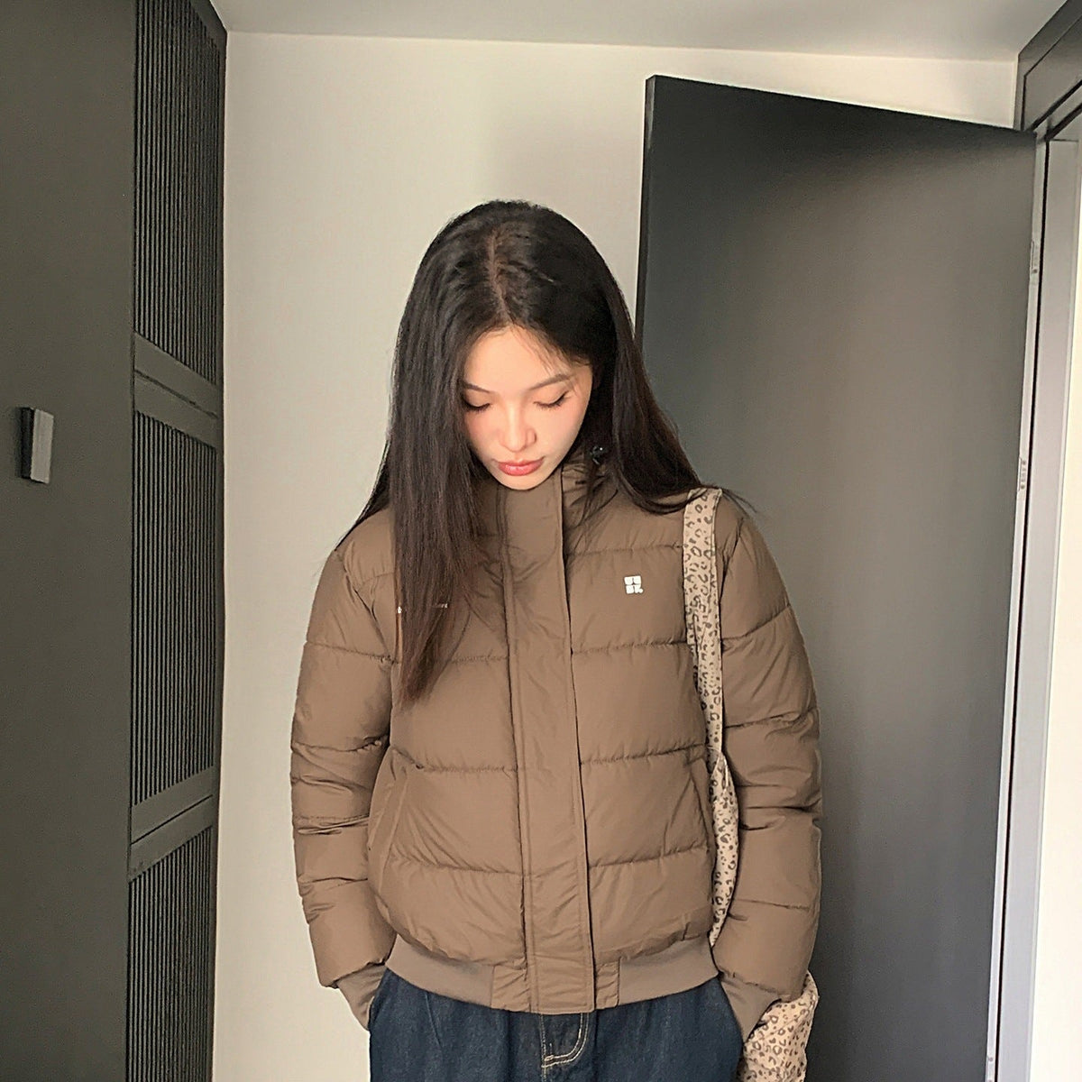 Women's Retro Hooded Padded Jacket Thick Warm Winter Short Coat for Petite - LeeHT