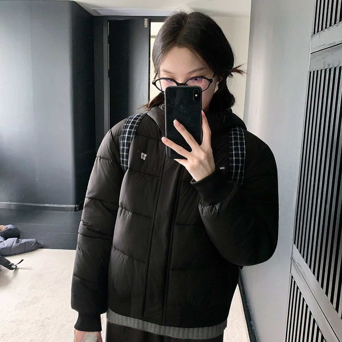 Women's Retro Hooded Padded Jacket Thick Warm Winter Short Coat for Petite - LeeHT